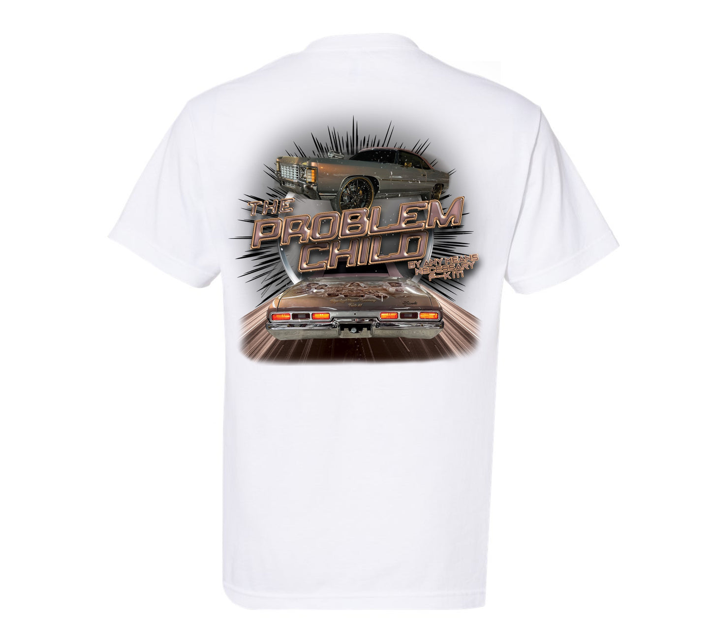White Classic Problem Child Tee -- MEN