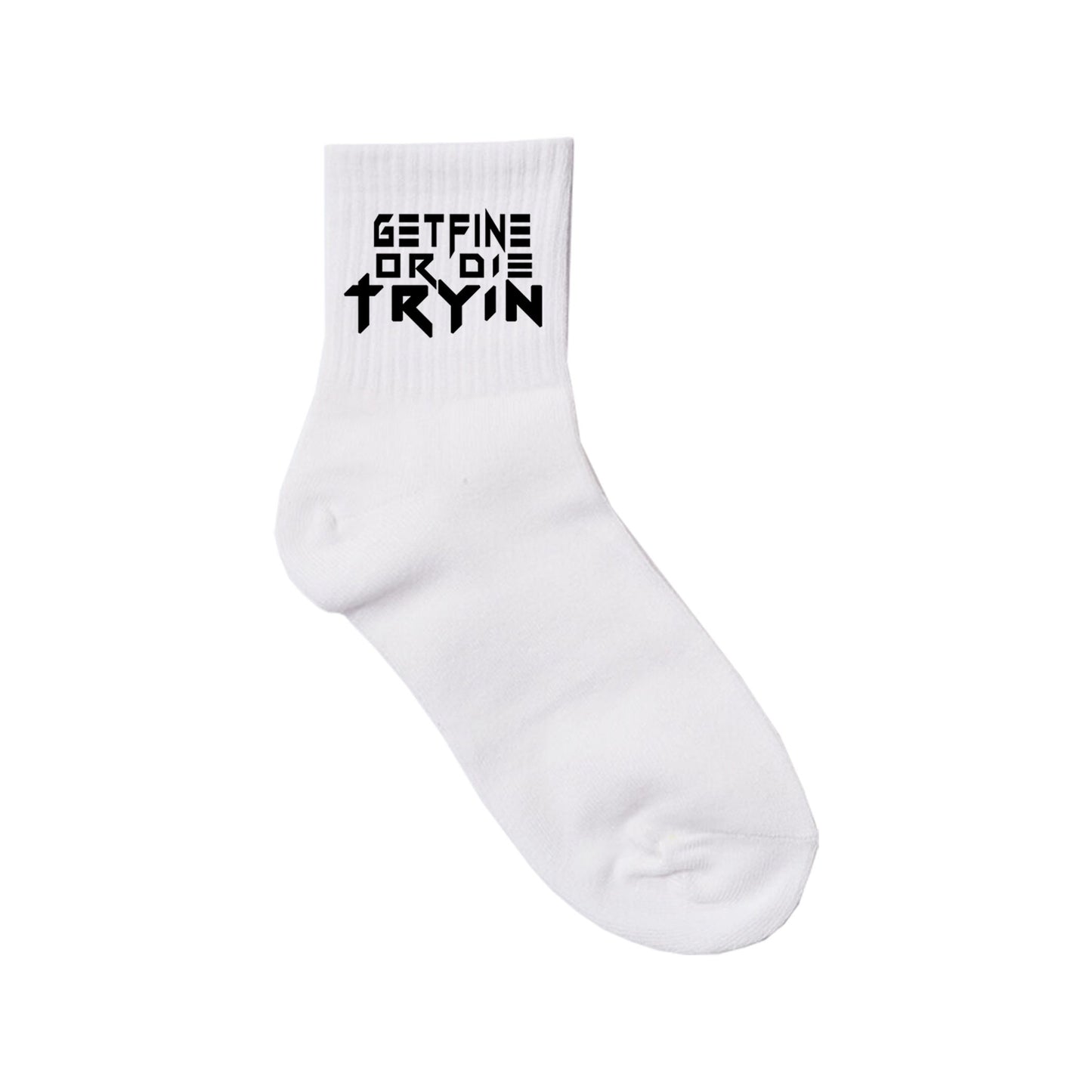 GFDT Biker Shorts & Classic Black Logo Socks